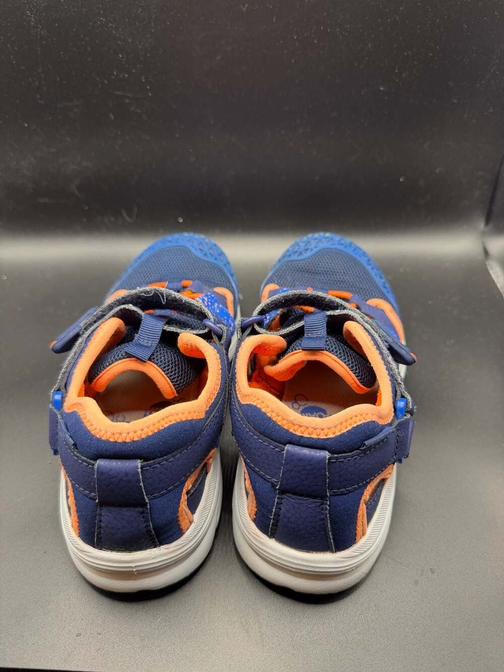Stride Rite M2P Nesta Size 1.5 UK Blue Orange Sneakers